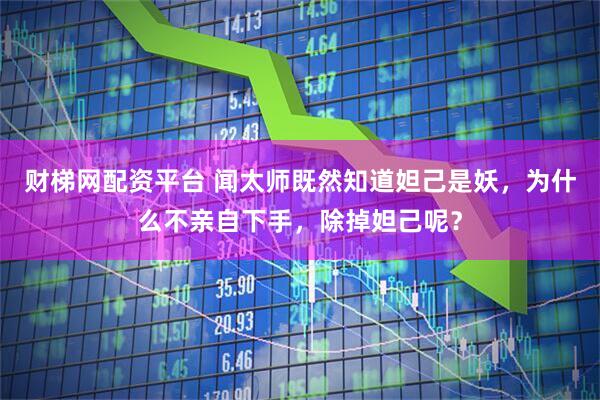 财梯网配资平台 闻太师既然知道妲己是妖，为什么不亲自下手，除掉妲己呢？