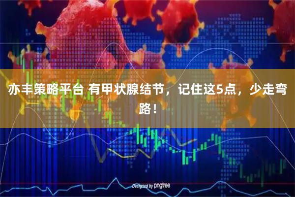 亦丰策略平台 有甲状腺结节，记住这5点，少走弯路！
