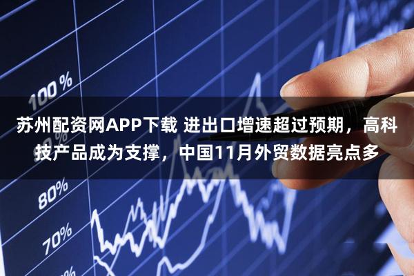 苏州配资网APP下载 进出口增速超过预期，高科技产品成为支撑，中国11月外贸数据亮点多