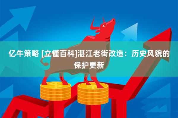 亿牛策略 [立懂百科]湛江老街改造：历史风貌的保护更新